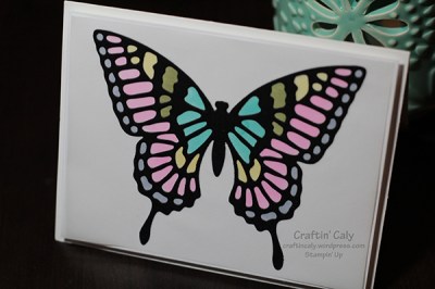 Butterfly Thinlits on Vellum 2