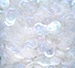Sequins Clear Iridescent 5mm