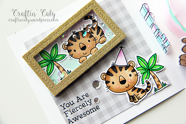 Explosion Card - Shaker Tab 1