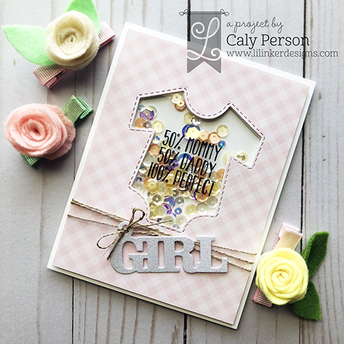 Caly - Little One, Baby Word Tags, Baby Onsie Shaker_angled WM