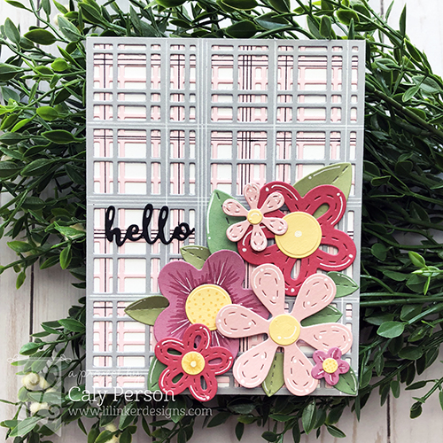 Caly - Perfectly Plaid, Perky Posies XL WM