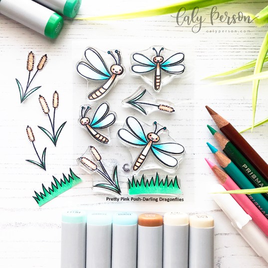 Darling Dragonflies Coloring