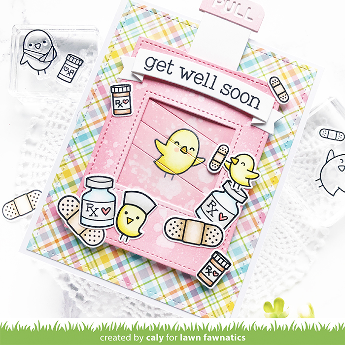 Lawn Fawn – Get Well Before N’ Afters Magic Picture Changer – Caly Person