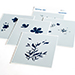 PK Garden Florals Stencils