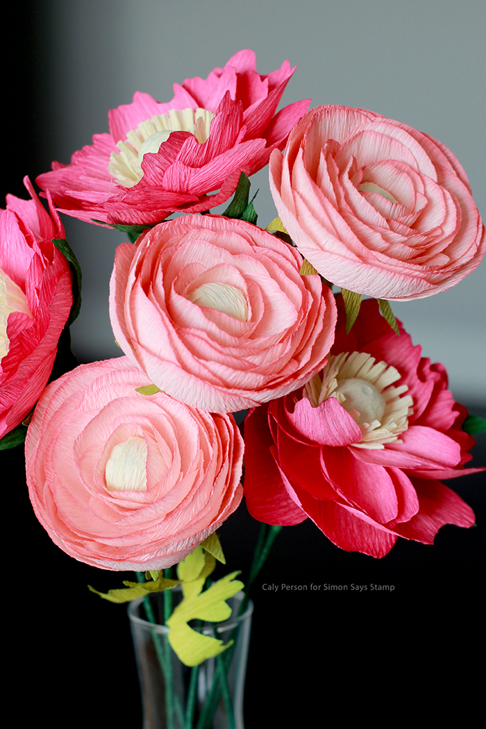 Flowerページ♡ Sizzix – Wild Peony and Ranunculus 3D Flowers – Caly Person