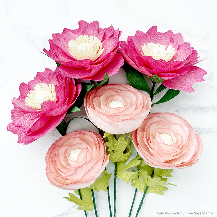 Flowerページ♡ Sizzix – Wild Peony and Ranunculus 3D Flowers – Caly Person