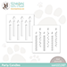 SSS Party Candles Stencil
