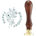 SB Wildflower Happy Birthday Wax Seal Stamp