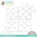 SSS Overlapping Hearts stencils