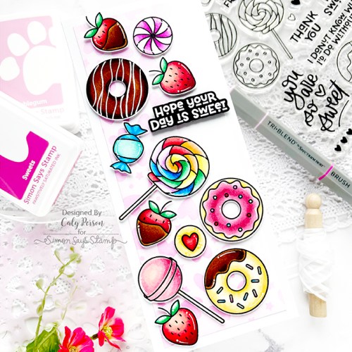 Sweet Pattern Days Simon Says Stamp – Sweet Days Card Kit – Caly Person