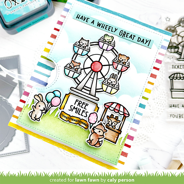 Lawn Fawn – Wheely Great Day Reveal Wheel – Caly Person