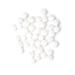 Pom Poms - White 0.5 inch