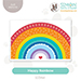 1034st Happy Rainbow Stencil