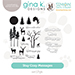 STAMPtember® Gina K. Designs Stay Cozy Stamp and Message Dies