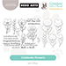 STAMPtember® Hero Arts Celebrate Flowers Set A