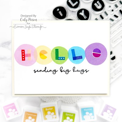 Simon Says Stamp – Circle Sentiments Hello – Caly Person