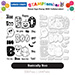 STAMPtember® Exclusive Collaboration Set – Whimsy Stamps Basically Boo