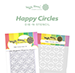 WF Happy Circles Die n Stencil