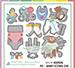 WF Postage Collage Baby Icons Die