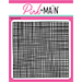 P&M Doodled Plaid Embossing Folder