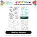 GKD STAMPtember® Life’s Best Moments Stamps, Dies, Stencils, and PolyGlaze